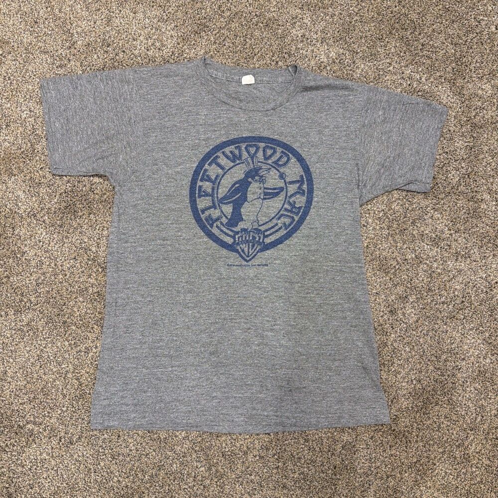 VTG 70s Fleetwood Mac The Tusk Tour 1979-1980 Band Mens M Gray T-Shirt
